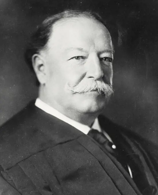 Vintage photograph. William Howard Taft 27th President of the United States (1857-1930)