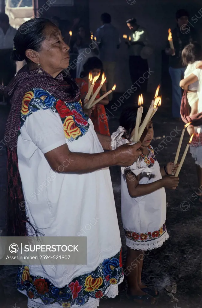 Religious Festival Tizimin Yucatan, Mexico
