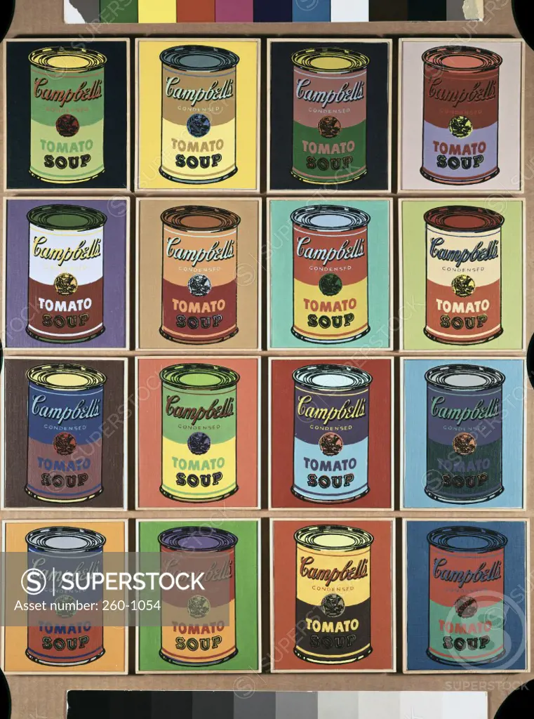 Warhol's Campbell Soup Cans by Richard H. Pettibone, born in 1938, Private Collection