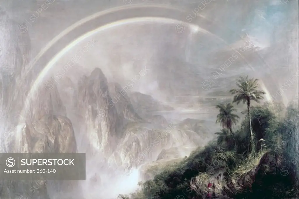 Rainy Season in Tropics Purged by Frederic Edwin Church, oil on canvas, (1826-1900), 1866