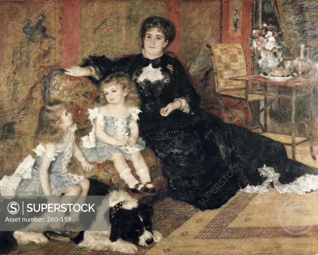 Madame Carpenter and Her Children  1878 Pierre-Auguste Renoir (1841-1919/French)  Oil on canvas Metropolitan Museum of Art, New York City  