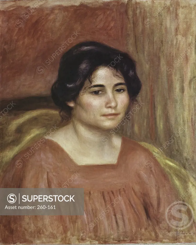 Title Unknown (Portrait of a Woman)  Pierre Auguste Renoir (1841-1919/French) 
