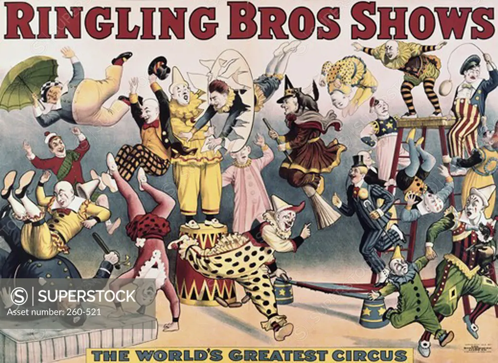 Ringling Brothers Shows 1914 Circus Poster 