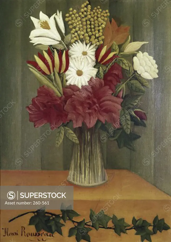 Vase of Flowers Henri Rousseau (le Douanier) (1844-1910 French) William S. Paley Collection 