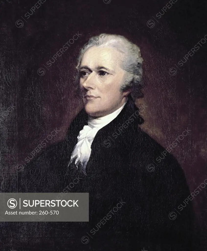 Alexander Hamilton ca. 1806 John Trumbull (1756-1843 American) White House, Washington, D.C., USA 