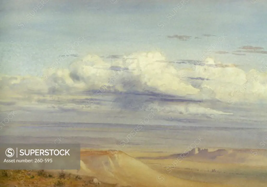 Colorado Landscape by George Elbert Burr,  1910,  (1859-1939),  USA,  Florida,  Saint Petersburg,  Salvador Dali Museum