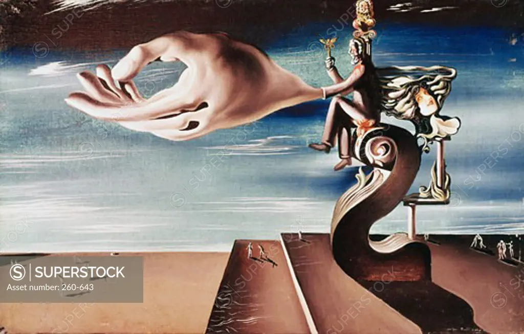 Hand: remorse by Salvador Dali, 1904-1989