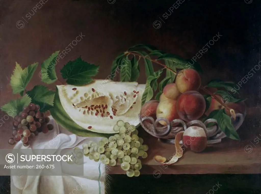 Still Life With Fruit Charles Willson Peale (1741-1827 American)
