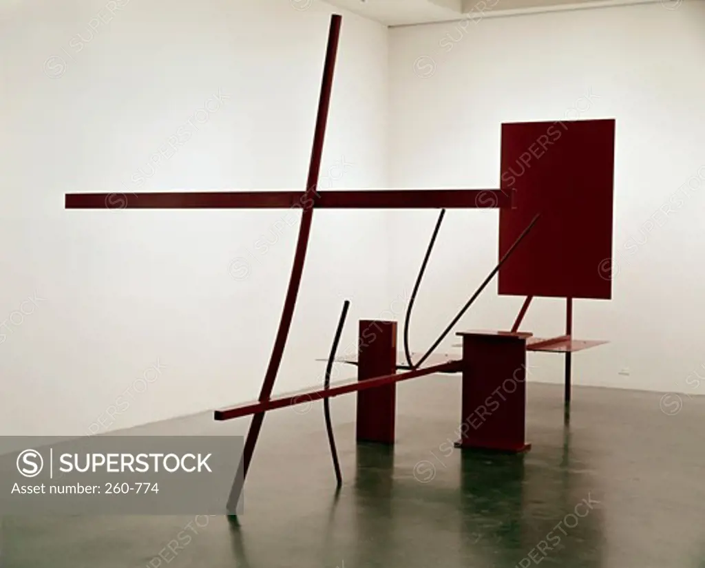 Abstract sculpture by Anthony Caro, born 1924