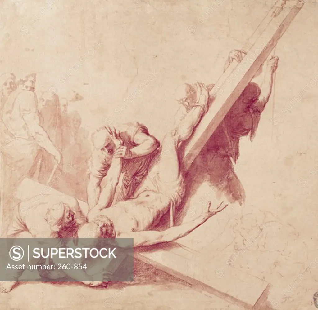 Crucifixion of Saint Peter by Jusepe de Ribera, (1591-1652)