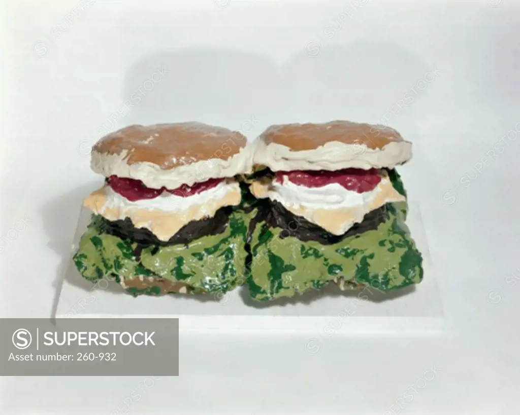 Burgers by Claes Oldenburg, born 1929