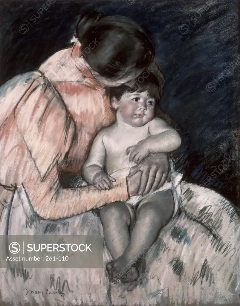 Mother and Child  Mary Cassatt (1845-1926/American)  Pastel Pushkin Museum of Fine Arts, Moscow 