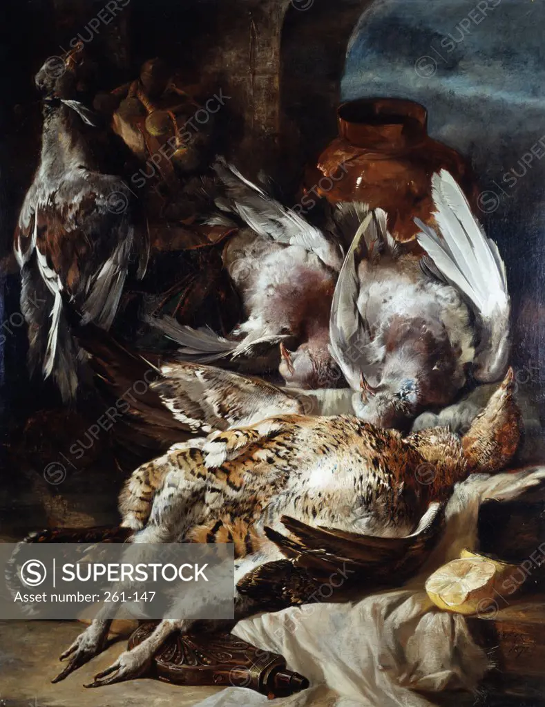 Still Life of Dead Game Frans Snyders (1579-1657 Flemish) Pushkins Museum of Fine Arts, Moscow 