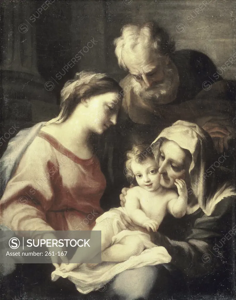 The Holy Family Luca Giordano (1632-1705 Italian) Pushkin Museum of Fine Arts, Moscow 