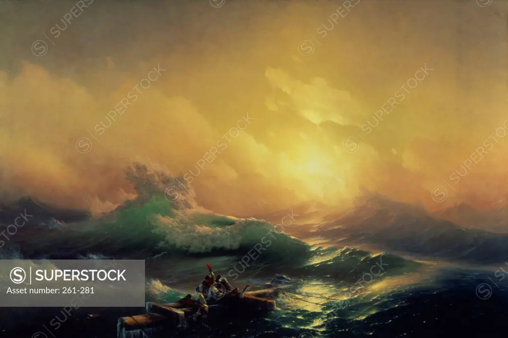 The Ninth Wave Ivan Aivazovsky (1817-1900/Russian) Tretyakov Gallery, Moscow, Russia