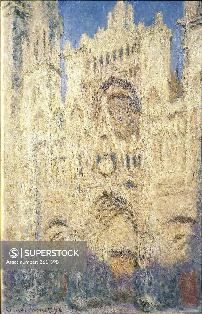 Rouen Cathedral in the Afternoon  1894 Claude Monet (1840-1926/French)  Oil on canvas Pushkin Museum of Fine Arts, Moscow 