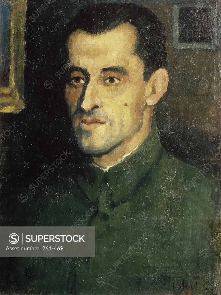 Portrait of Pavlov    Kazimir Severinovic Malevich (1878-1935/Russian)  Tretyakov Gallery, Moscow 
