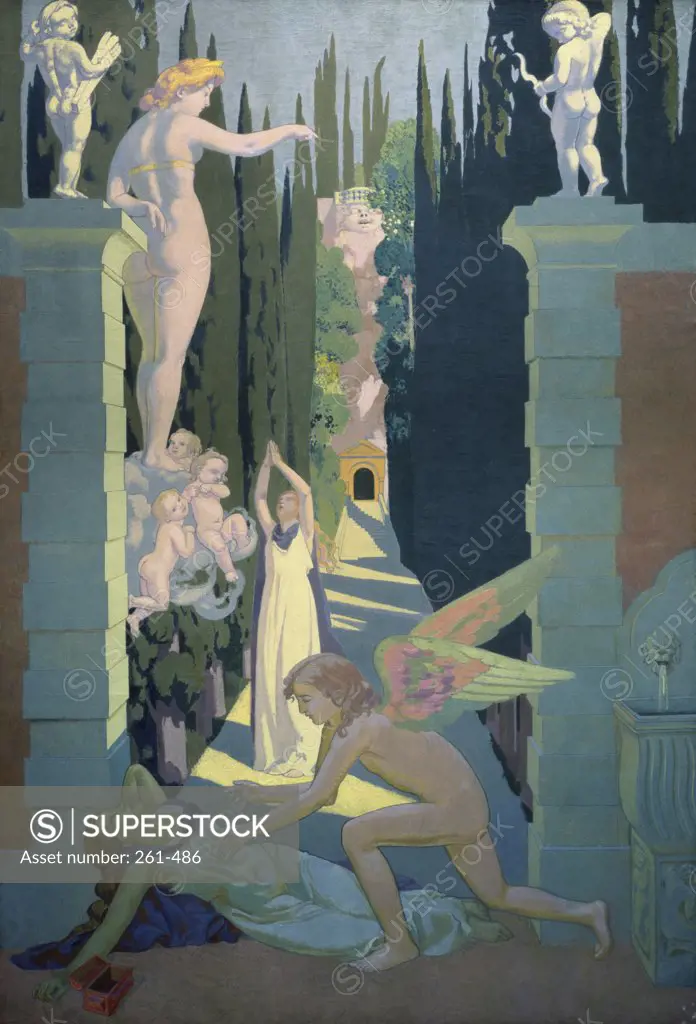 The Story of Psyche by Maurice Denis, 1870-1943, Russia, St. Petersburg, Hermitage Museum