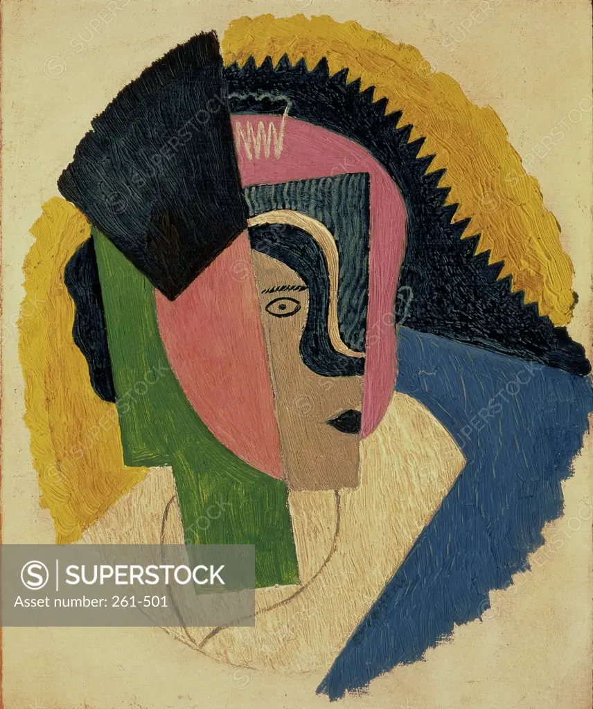 The Head by Gino Severini, 1918, 1883-1966