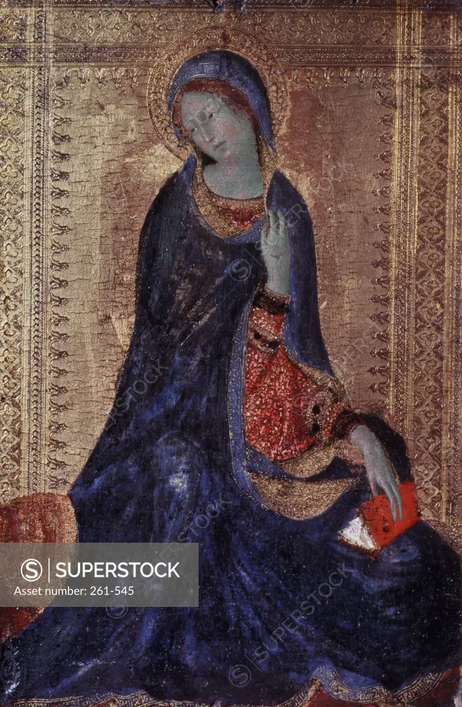 Annunciation of the Virgin 1340/44 Simone Martini (C. 1284-1344 Italian) Hermitage Museum, St. Petersburg, Russia 