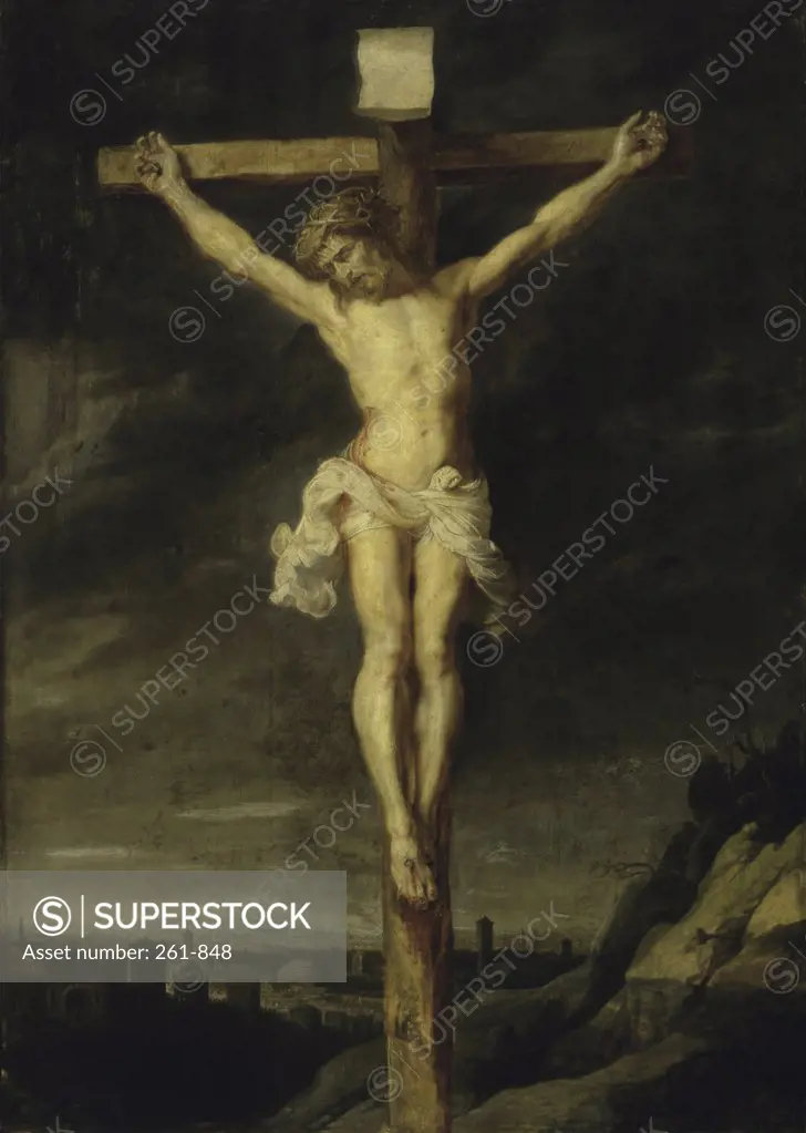 The Crucified Peter Paul Rubens (1577-1640/Flemish) Oil on Canvas Ciurlionis State Art Museum, Lithuania