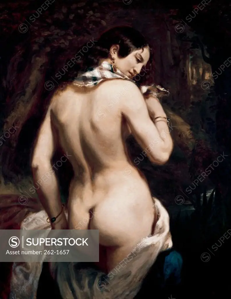Nude 1842 Theodore Chasseriau (1819-1856 French) Oil on canvas Private Collection