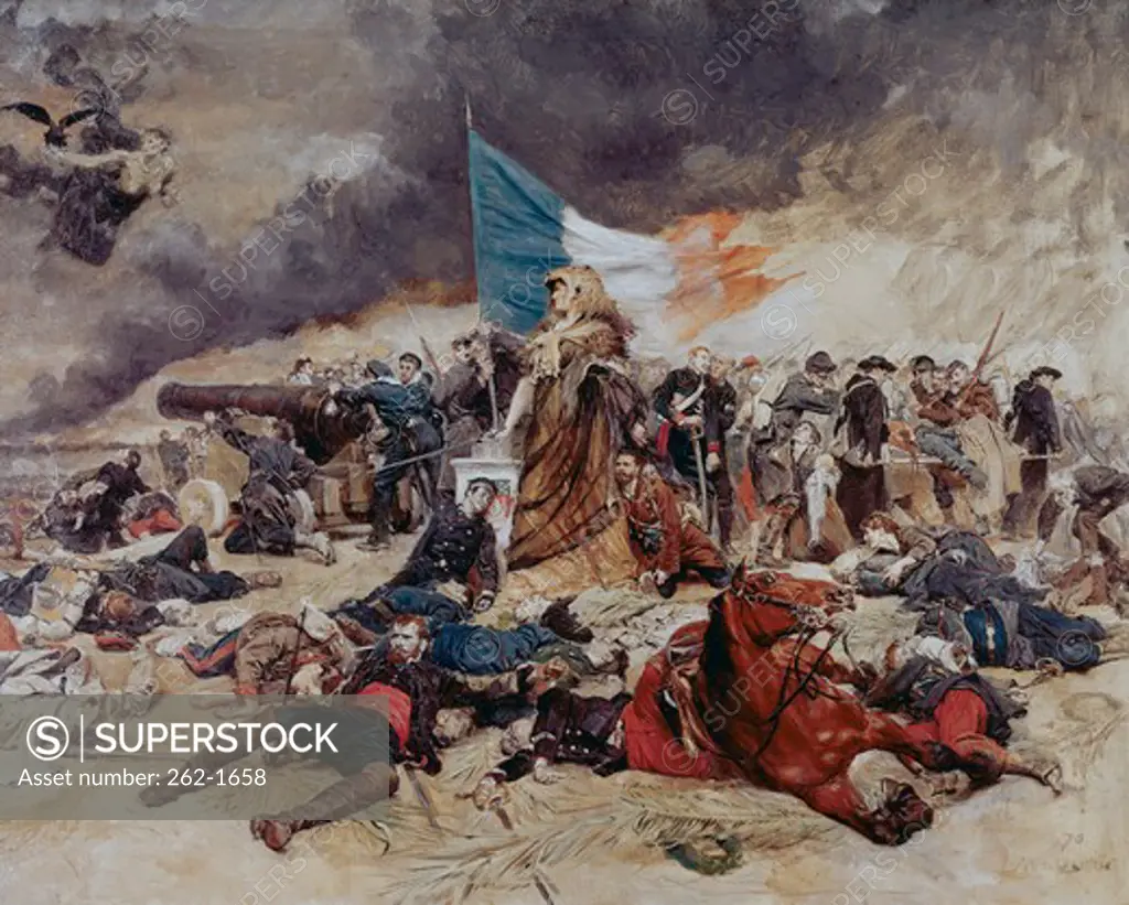 Siege Of Paris Sd 1870 Jean Louis Ernest Meissonier (1815-1891 French) Oil On Canvas