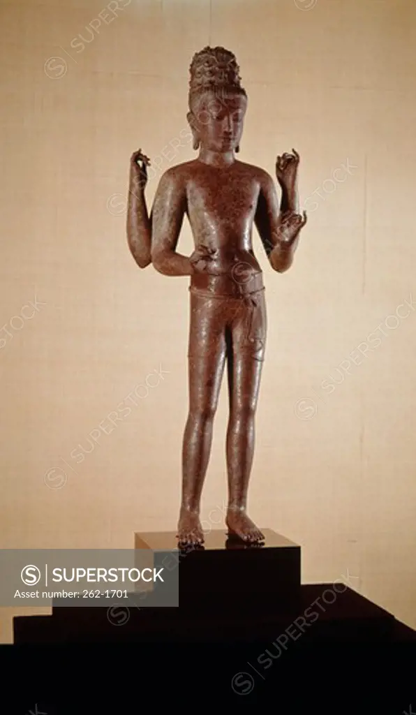 Maitreya from Pra Ken Chai 8th Century Cambodian Art Bronze Private Collection