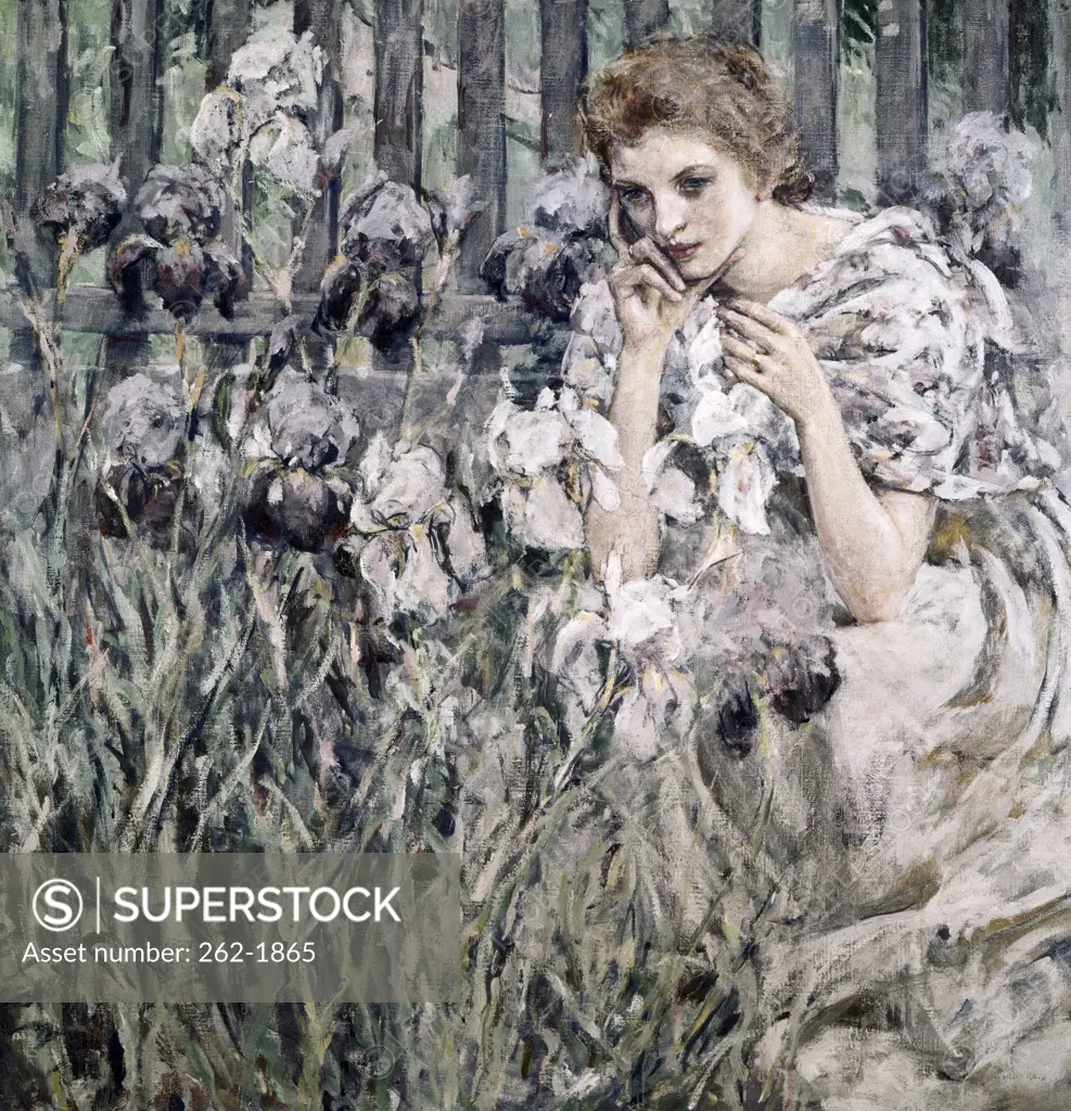 Fleur de Lis ca. 1895-1900 Robert Reid (1862-1929 American) Oil on canvas Metropolitan Museum of Art, New York City 