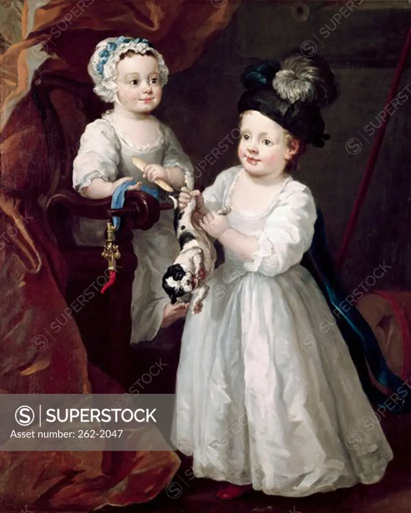Lord Grey & Lady Mary West as Children William Hogarth (1697-1764 British) Washington University Art Gallery, St. Louis, MO