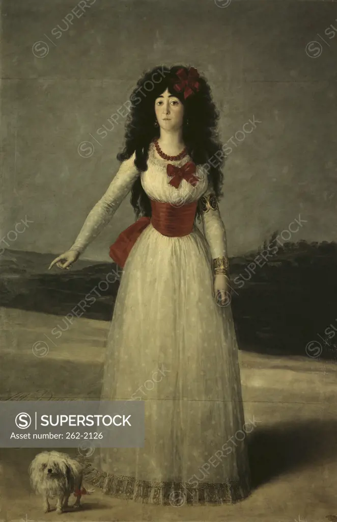 13th Duchess of Alba  Francisco de Goya y Lucientes (1746-1828/Spanish) Collection of the Duke of Berwick and Alba, Madrid 