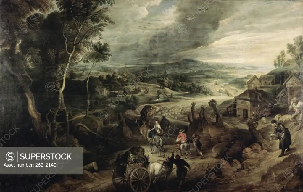 Road to Market Peter Paul Rubens (1577-1640/Flemish) Collection of the Duke of Berwick & Alba, Madrid, Spain