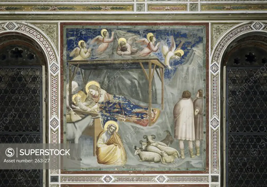 The Nativity 1304-06 Giotto (ca.1266-1337 Italian) Fresco Capella degli Scrovegni, Padua, Italy
