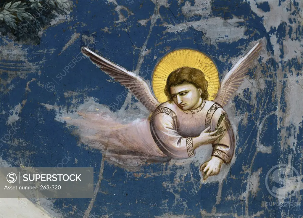The Flight into Egypt (Detail) Giotto di Bondone (c.1266-1337/Italian) Fresco Arena Chapel, Padua, Italy
