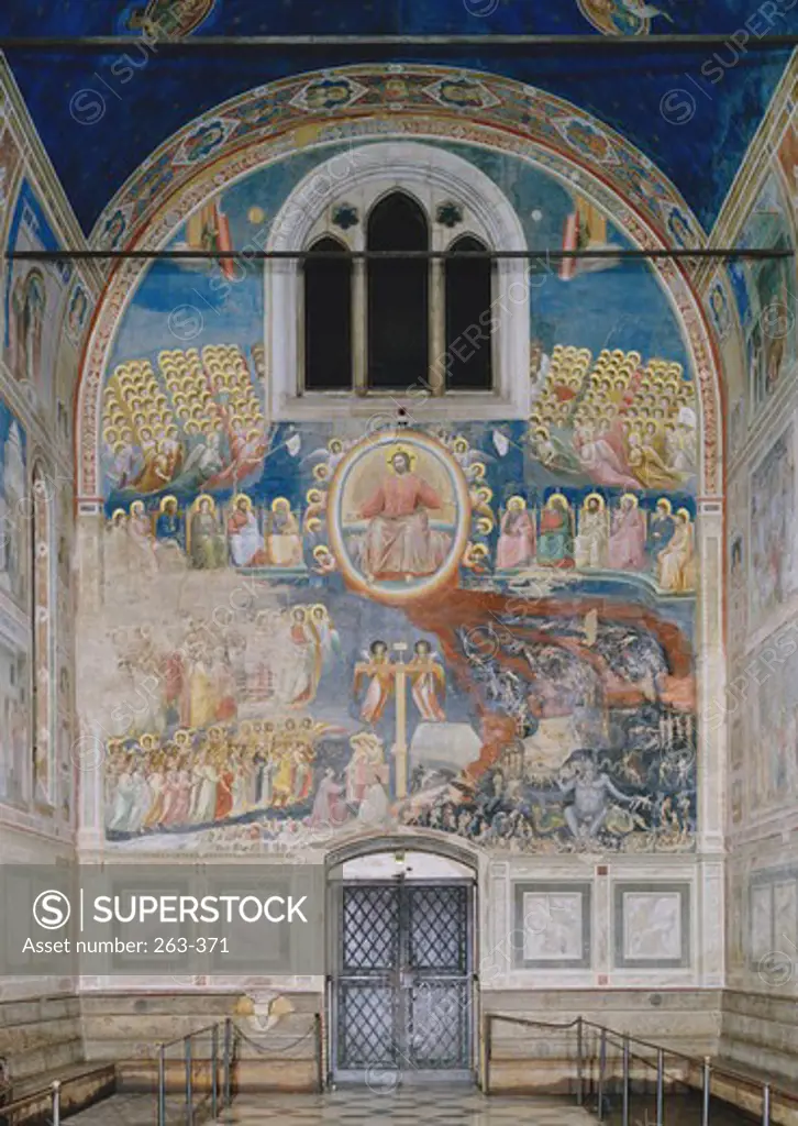 The Last Judgement 1303-1305 Giotto (ca. 1266-1337 Italian) Fresco Capella degli Scrovegni, Padua, Italy