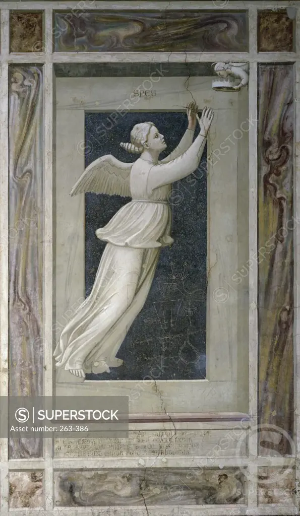 Hope  Giotto di Bondone (c. 1266-1337/Florentine) Fresco  Arena Chapel, Cappella degli Scrovegni, Padua  