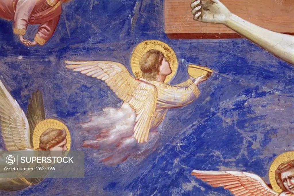 Crucifixion - Detail c.1305 Giotto (ca.1266-1337 Italian) Fresco Capella Scrovegni, Padua, Italy