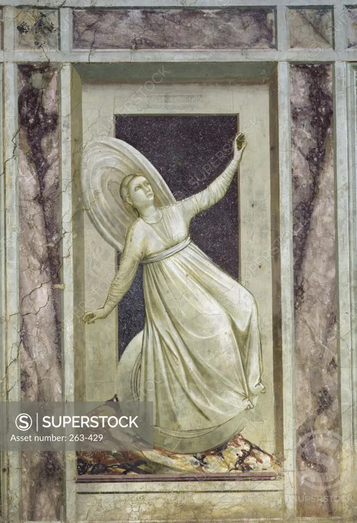 Fickleness Giotto di Bondone (ca. 1266-1337/Italian) Fresco  Arena Chapel, Cappella degli Scrovegni, Padua, Italy 