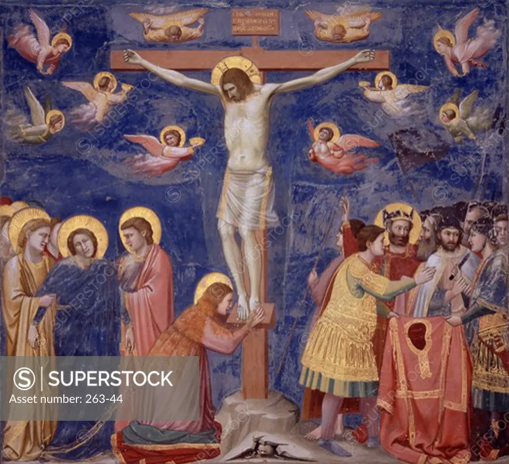 The Crucifixion 1266-1337 Giotto (ca.1266-1337 Italian) Capella Scrovegni, Padua, Italy