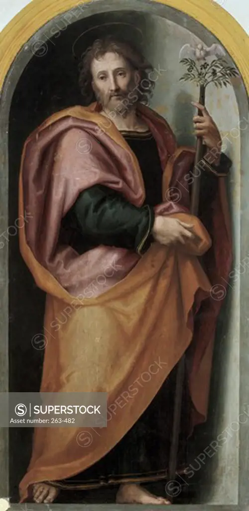 Holy Joseph Giovanni Antonio Sogliani (1492-1544/Italian) Pinacoteca, Volterra 