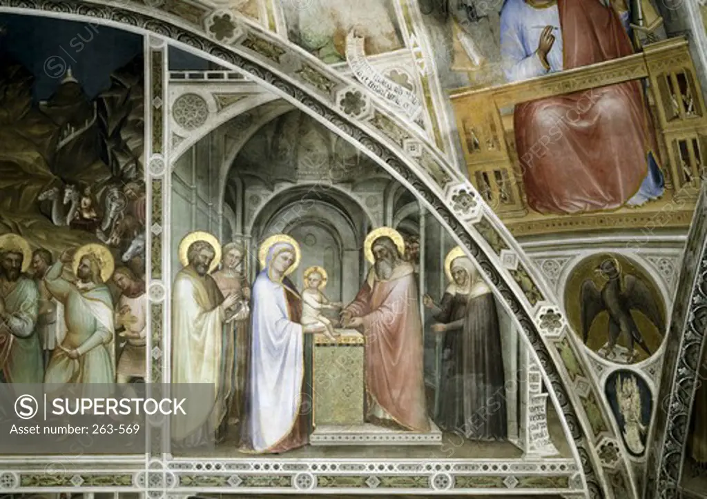 Christening: John From: Stories Of Christ Giusto de' Menabuoi (14th C./Italian) Fresco Baptistry, Padua, Italy