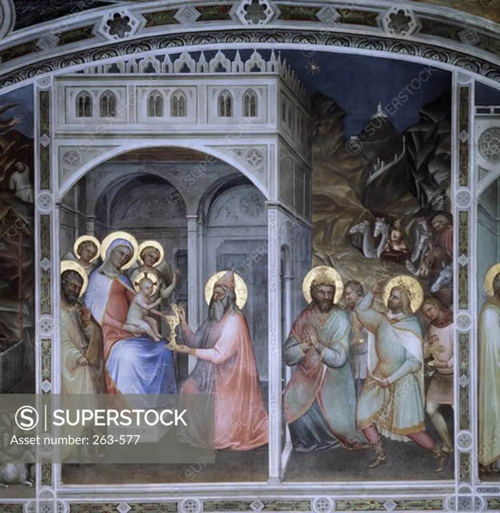 Adoration of the Magi From:  Stories of Christ Giusto de' Menabuoi (active 1349-ca. 1390 Italian) Fresco Baptistry, Padua, Italy