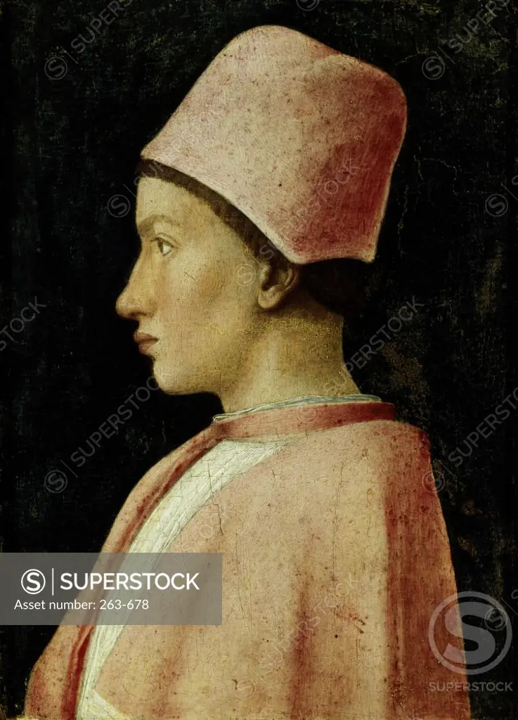 Portrait of Francesco Gonzaga  Andrea Mantegna (1431-1506/Italian)  Capodimonte Gallery, Naples 