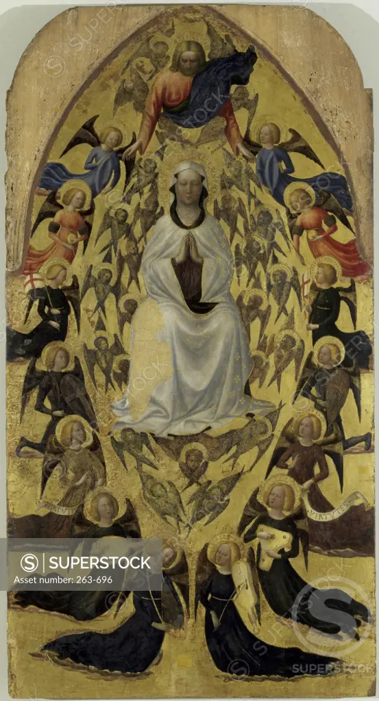 Madonna of the Snow  Masolino da Panicale( c. 1383-c. 1432 /Florentine)  Capodimonte Gallery, Naples 