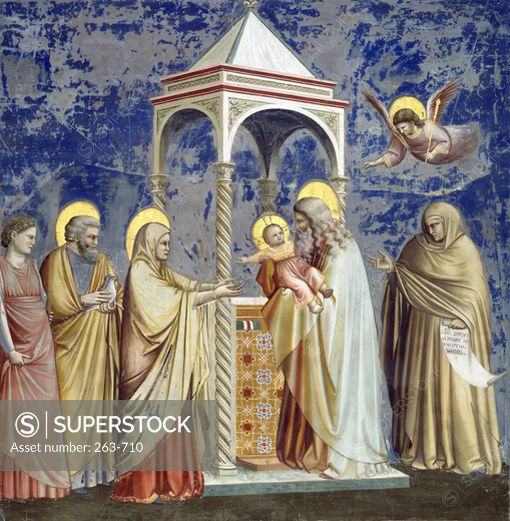 Presentation at the Temple C.1305-13 Giotto (ca.1266-1337 Italian) Fresco Capella Scrovegni, Padua, Italy