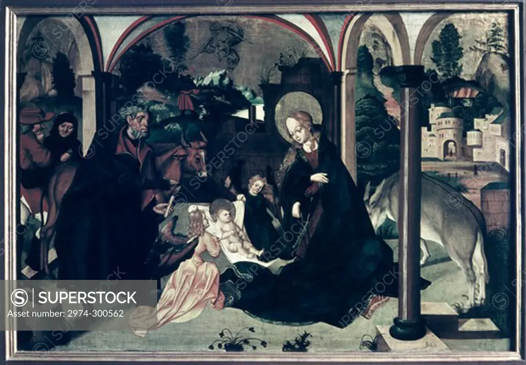 The Birth of Christ Jorg Breu (ca.1475-1537 Austrian) 