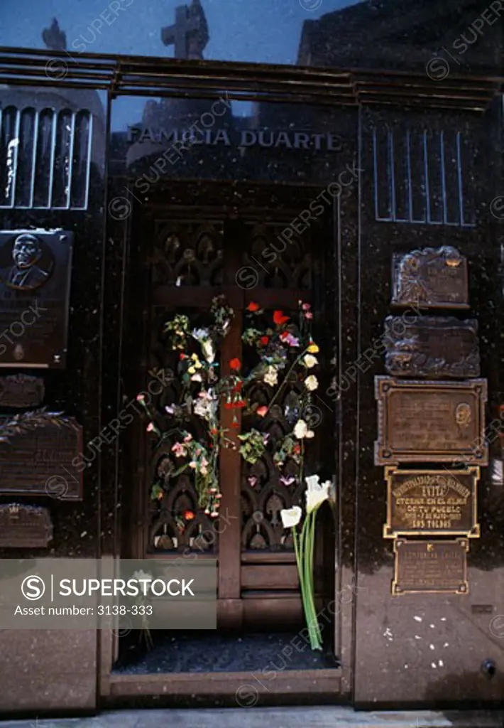 Tomb of Eva Peron Buenos Aires Argentina