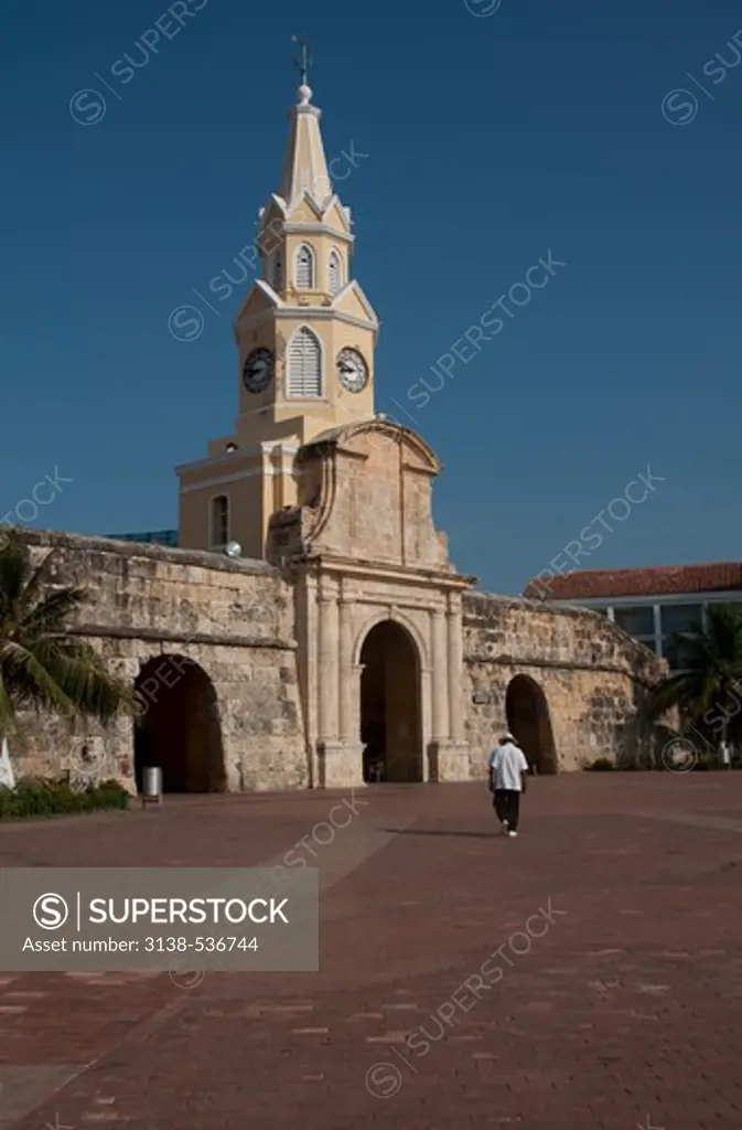 Facade of a fort, Cartagena, Bolivar, Colombia