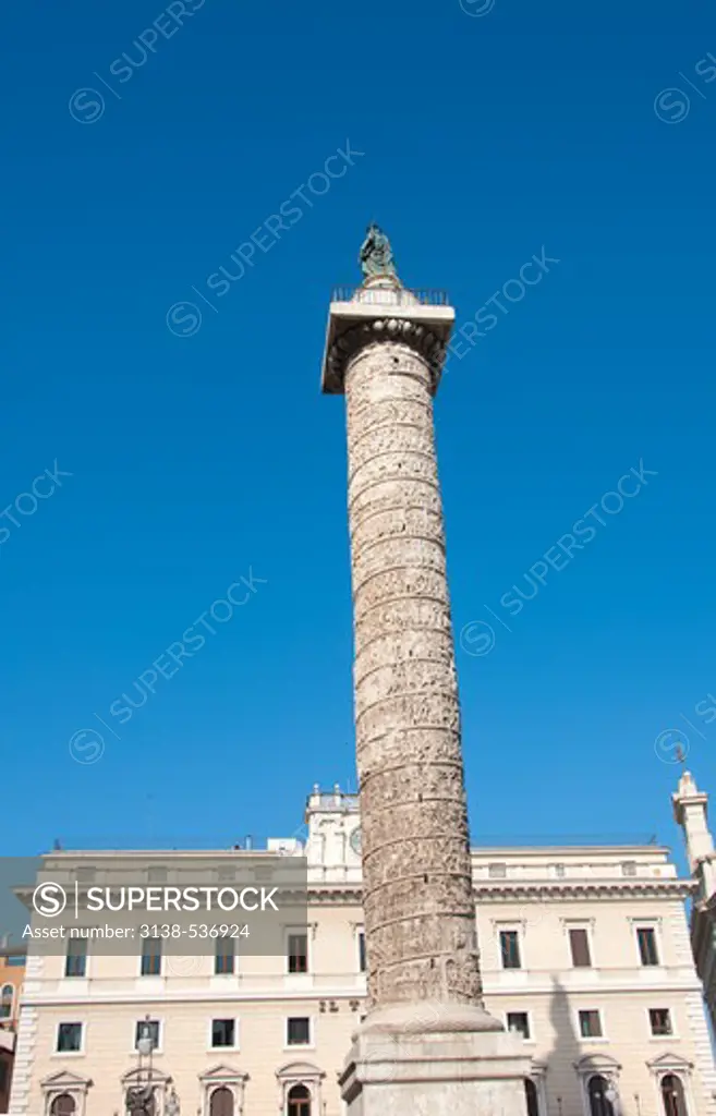 Low angle view of a column, Trajan's Column, Rome, Italy