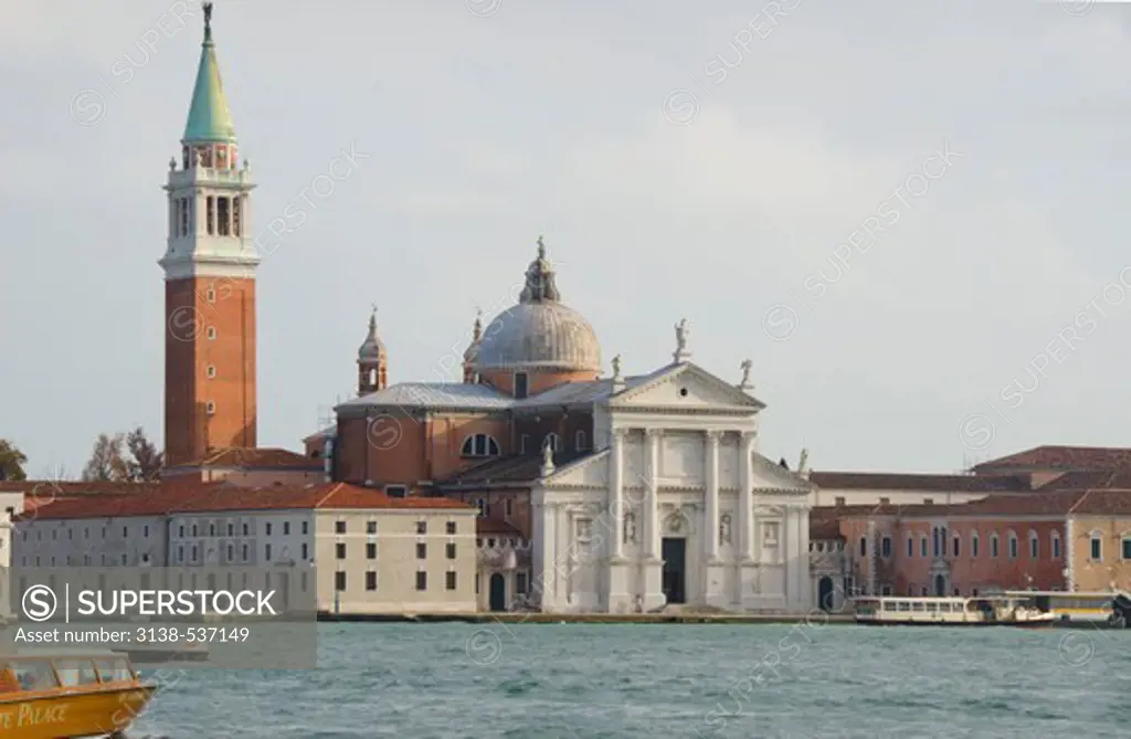 Church on an island, Church of San Giorgio Maggiore, Grand Canal, Venice, Veneto, Italy